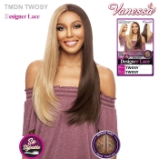 Vanessa Synthetic Tops Middle Part Designer Lace Front Wig - TMDN TWOSY